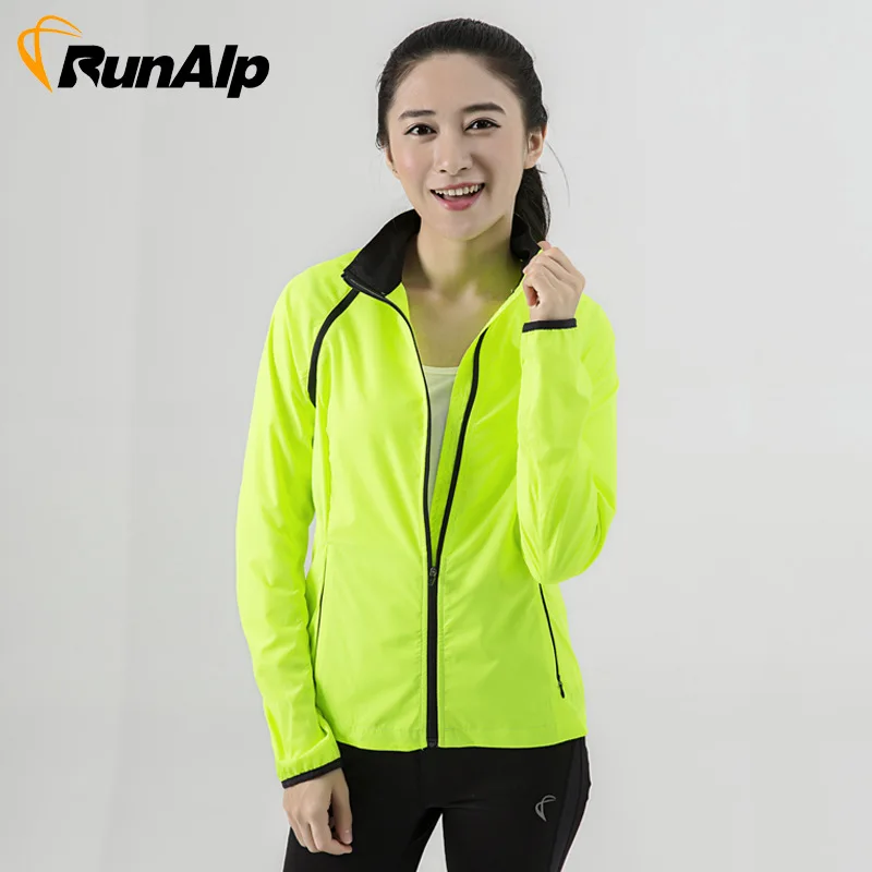 

Road Dunlap Processing Women's Long Sleeve Jersey Wind Shield Spring And Autumn Women's Windproof Rain Coat Deconstructable Spor