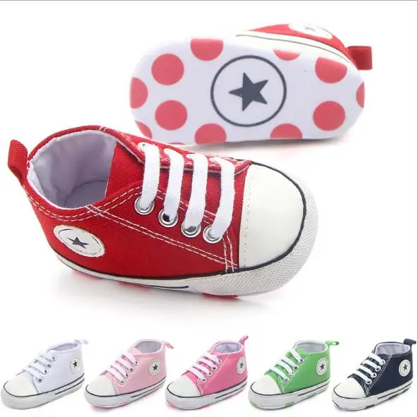 Low Price Baby Shoes First-Walkers Canvas Classic Toddlers Bebe Infant Anti-Slip Soft-Bottom New wGKG9zEo