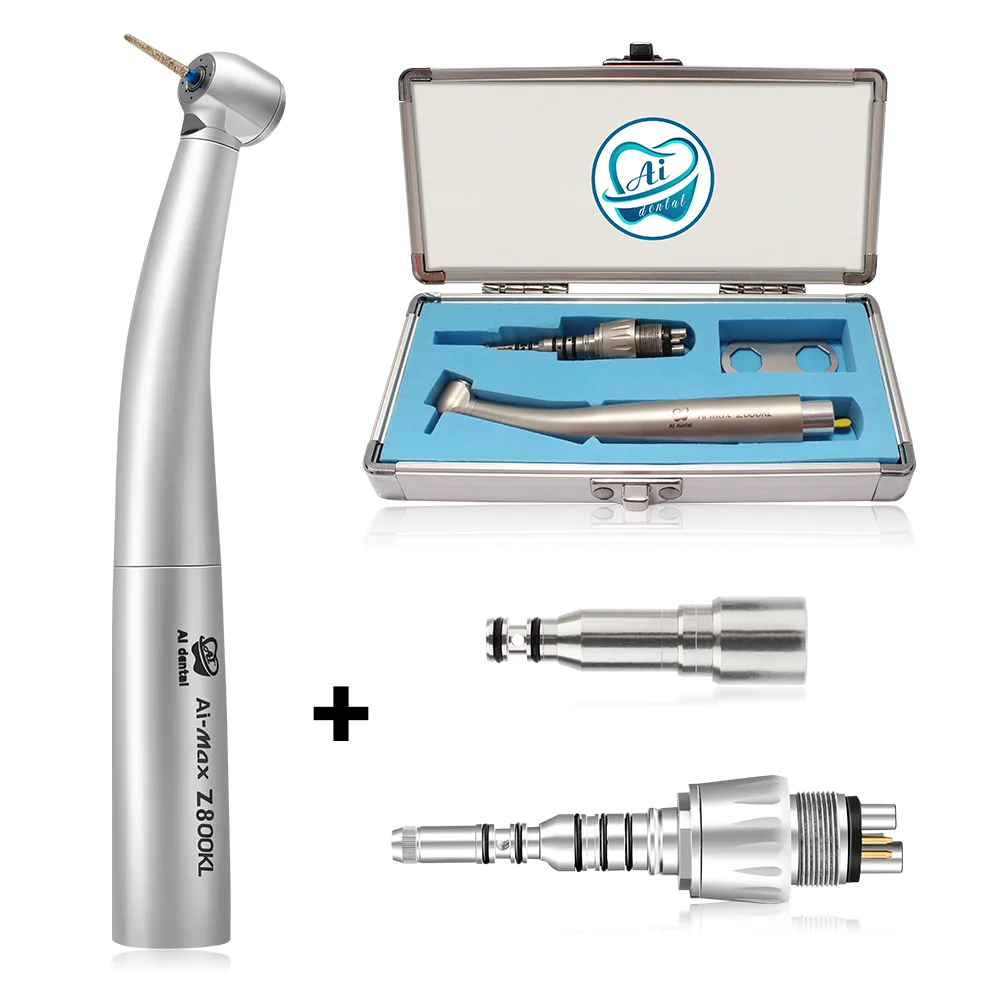 

Dental Turbine Unit High Speed Handpiece Z800KL With 6 Holes KVO Led Quick Connector Coupling And Lab Materials Oil Nozzle Kit