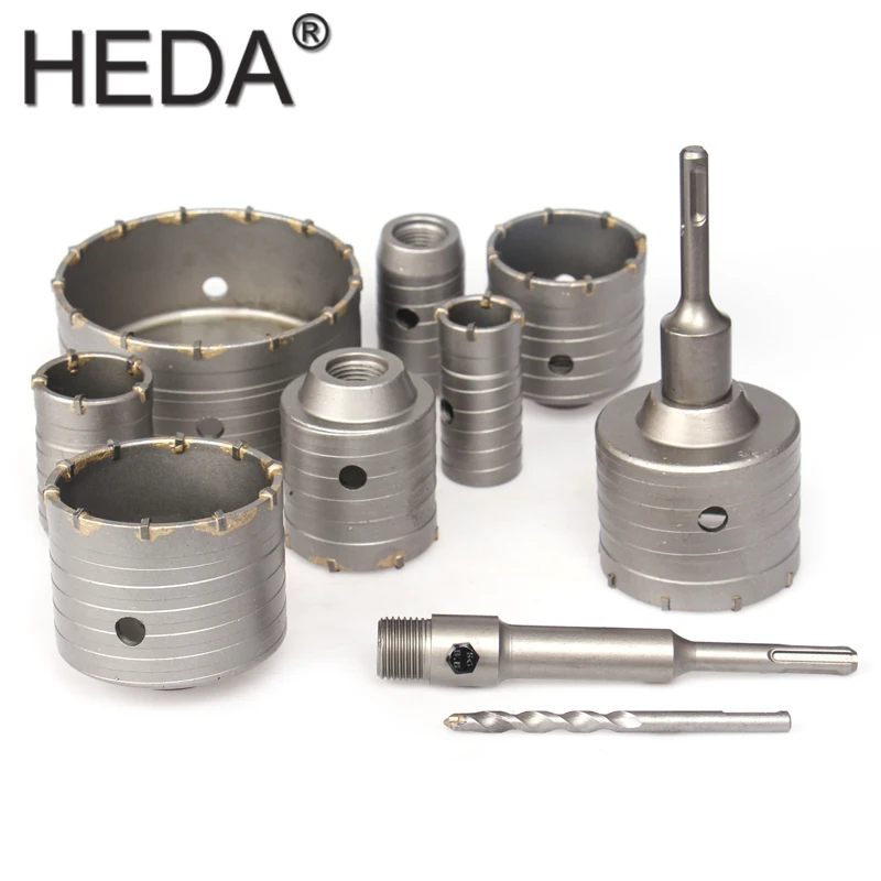 Details about   110mm SDS Plus Hole Saw Kits Cutter for Concrete Cement Wall Open Drill Bit 30mm 