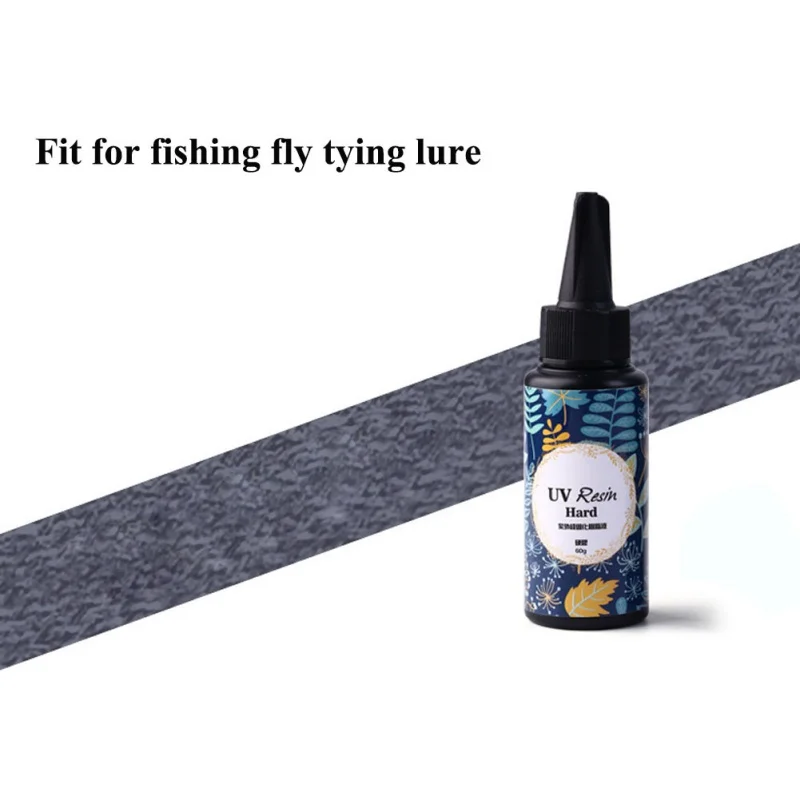 

crystal glue Fly Tying Super Clear UV Glue Thin& Thick DIY fishing bait UV Instant Cure Quick Drying Glue 10/15/25/60g