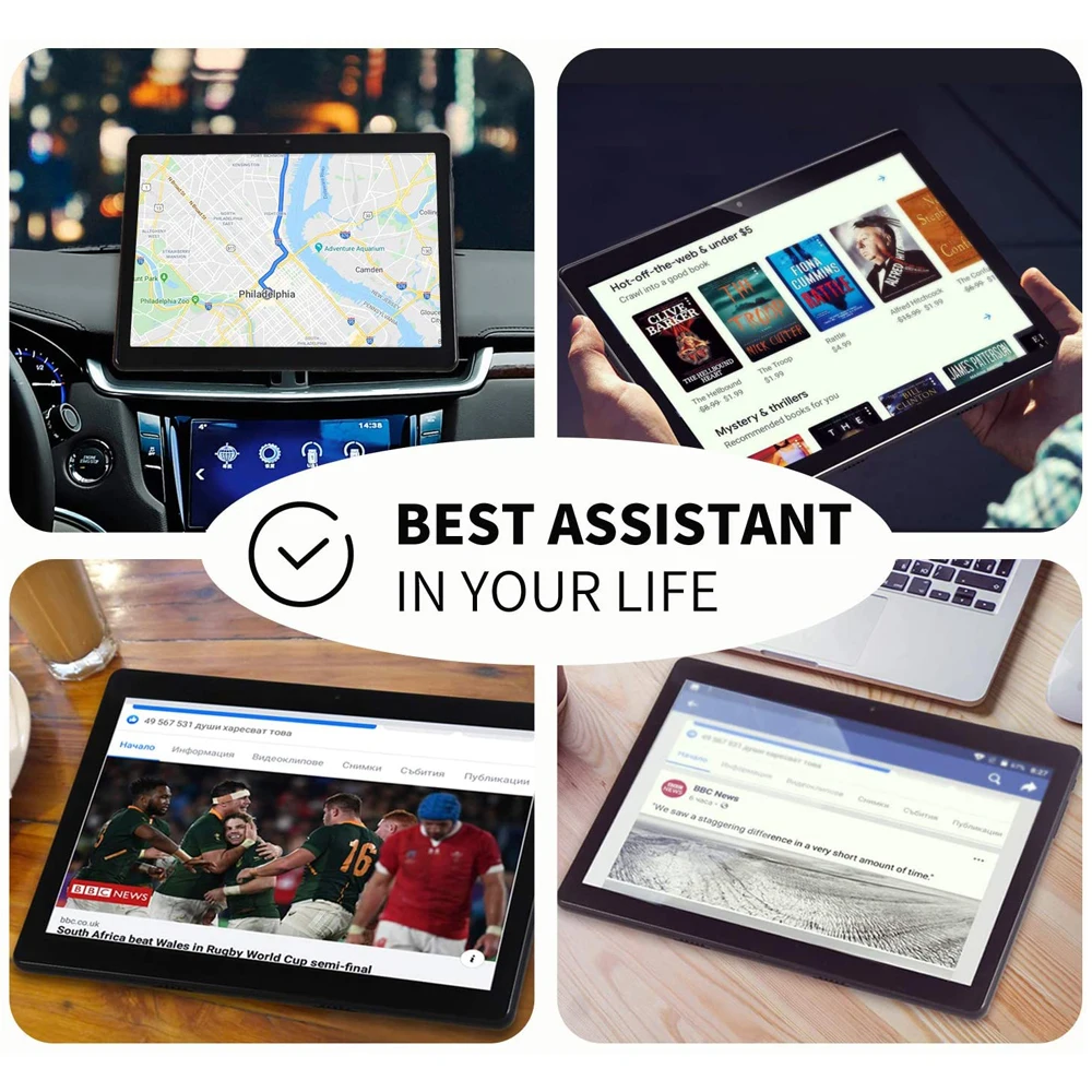 Горячее предложение ультра тонкий планшетный ПК 10 дюймов Octa Core 6 ГБ Оперативная