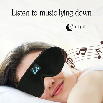 

3D Stereo Bluetooth Eye Protection Device Sleep Eye Mask For Sleep, Mask, Sleep Belt, Soft, Eye Mask