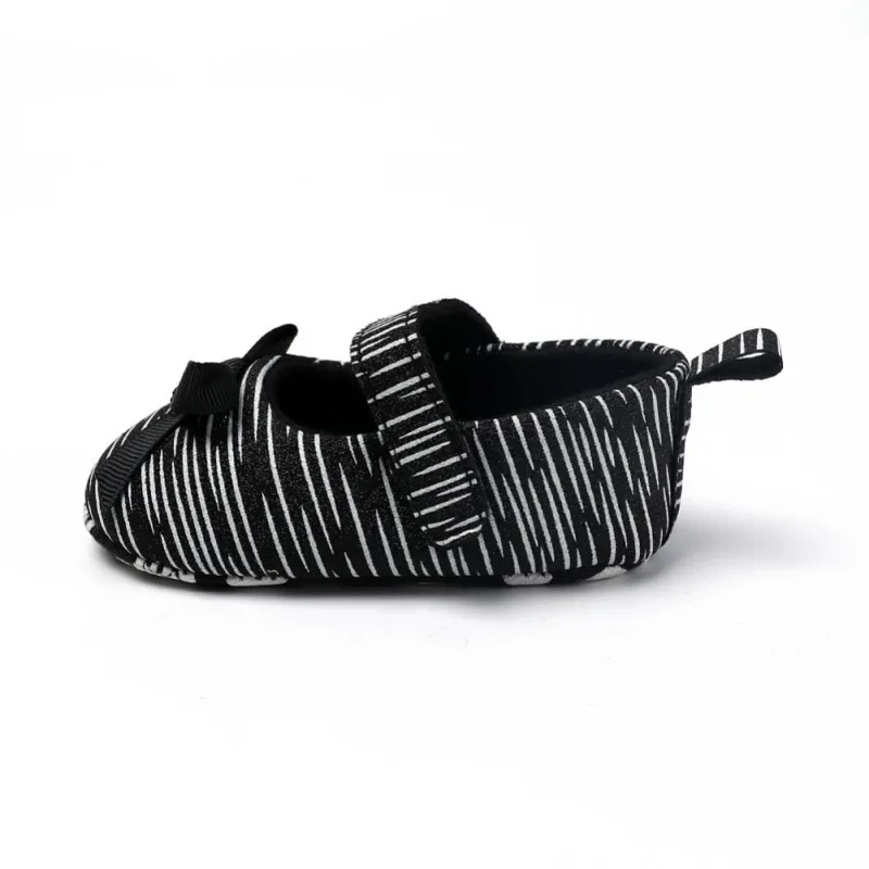 Infant First Walking Girls Shoes Bowknot Soft Baby Girl Shoes Baby First Walks Toddler Shoes Non-slip Newborn Baby Shoes