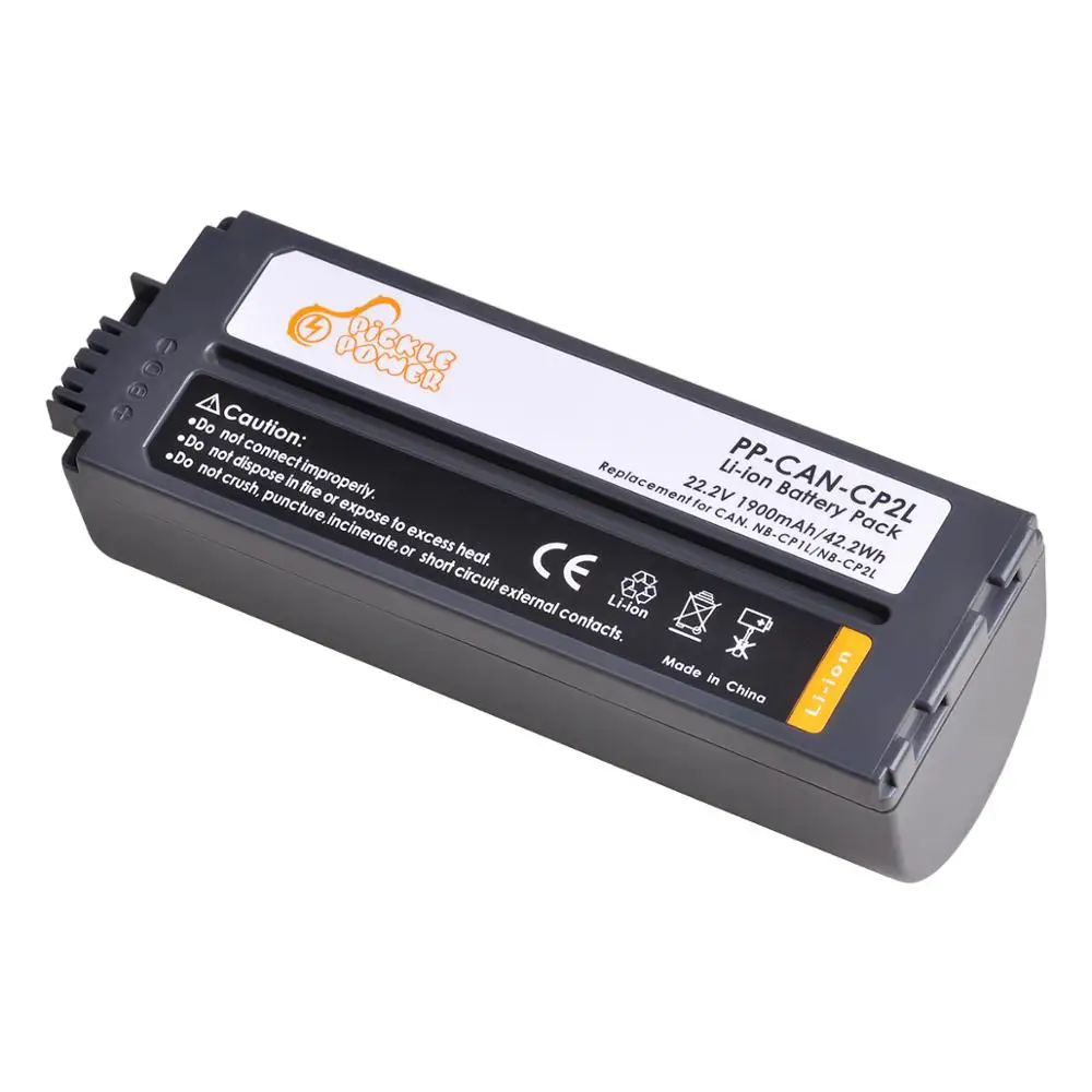 Bateria para Canon Nb-cp1l Impressoras Fotográficas Canon Selphy Cp800 Cp900 Cp910 Cp1200 Cp100 Cp1300 1pc 1900mah nb Cp2l Nb-cp2l - Image 3