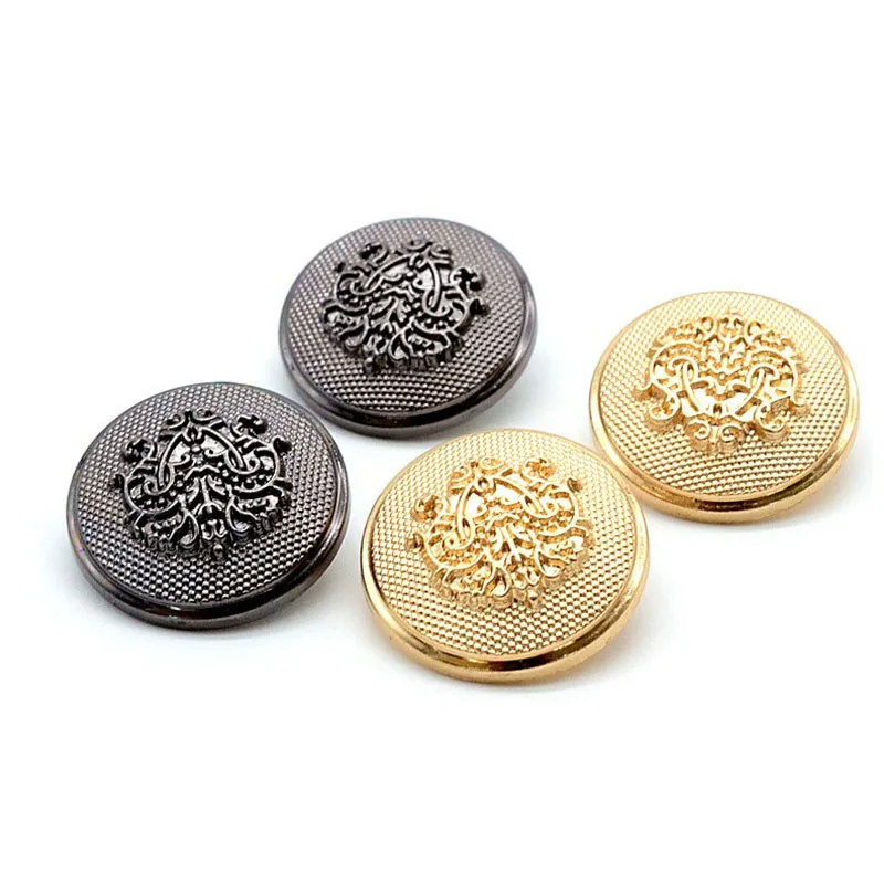 6PCSBlazerButtonsMensEmbossmentDiyShirtCufflinkJeansSport