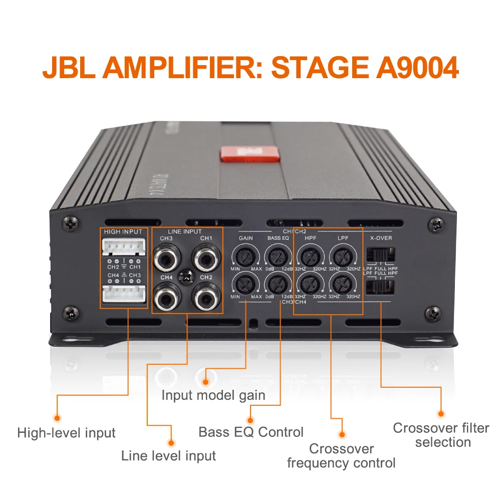 Автомобильный усилитель сабвуфера Harman JBL Basspro SL встроенный мощный Hi Fi высокого и