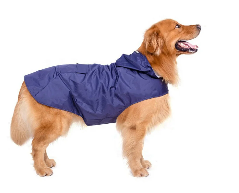 Дождевик для собак, куртка, одежда для домашних животных, комбинезон, водонепроницаемая Защитная дождевик для домашних животных, Маленький Средний Размер 4XL, одежда для собак, пальто
