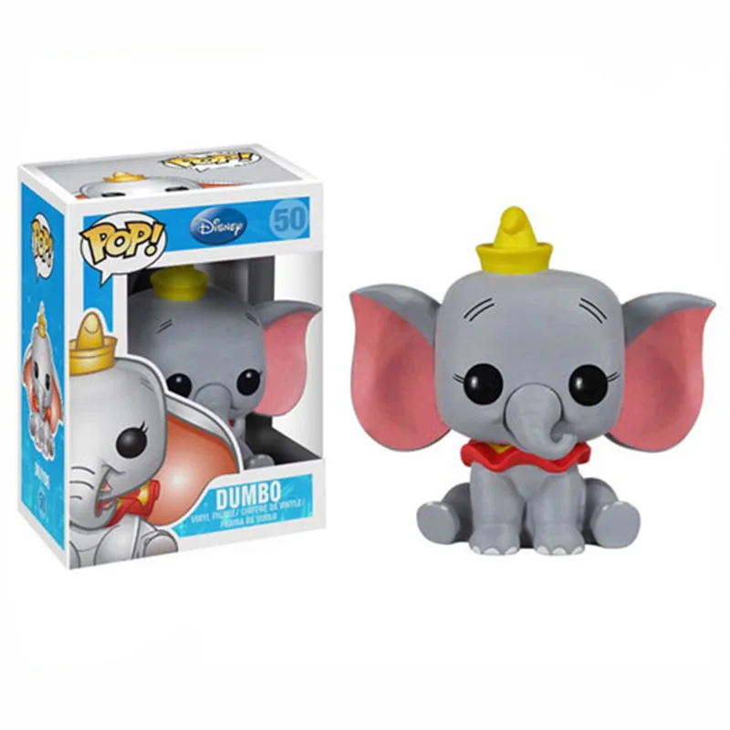 Funko поп-игрушки Dumbo figura фильм Мультфильм Аниме фигурки виниловые фигурки Коллекция Модель виниловые куклы с коробкой