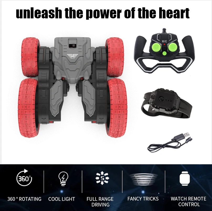 

gesture control toy car Machine Remote Control Stunt Car Gesture Induction Twisting Off-Road Vehicle Light
