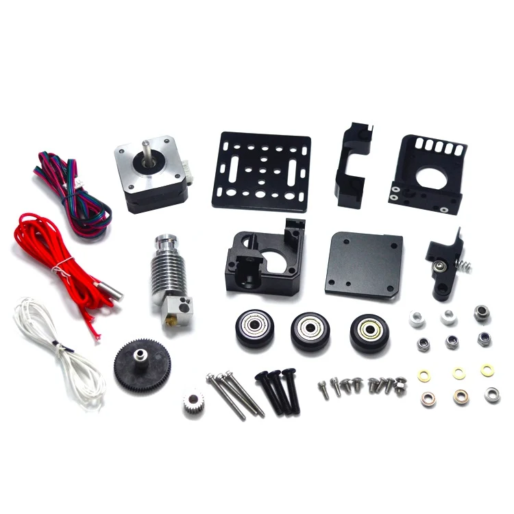 GIULY All Metal E3D Titan Aero Extruder 1.75mm Universal + V6 Hotend with V-Slot Openbuilds Gantry Plate Set for 3D Printer Part