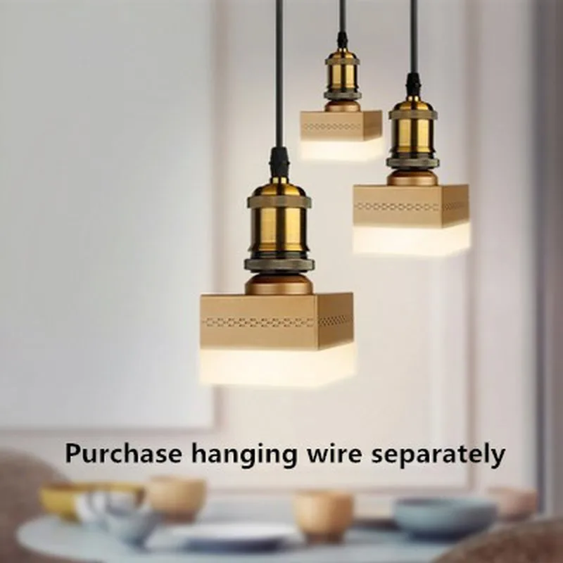 

2019 new square 9W super bright home energy-saving E27 screw spiral thread lighting LED lights warm light bedroom eye bed lamp