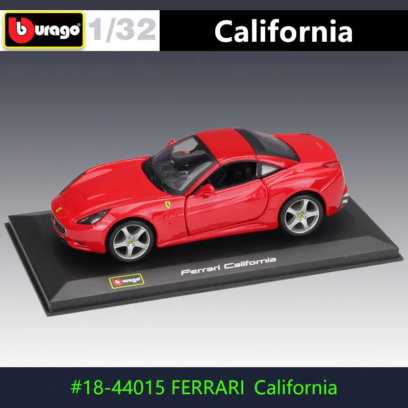 Новая модель автомобиля из сплава Ferrari California Bburago 1:32 игрушечный автомобиль литье