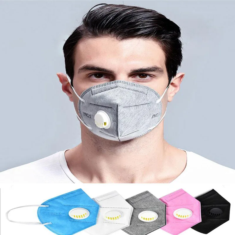 

KN95 Face Mouth Mask Safety Protective Masks valve mask 95% Filtration Anti Virus anti-fog dust Formaldehyde Respirator LK011