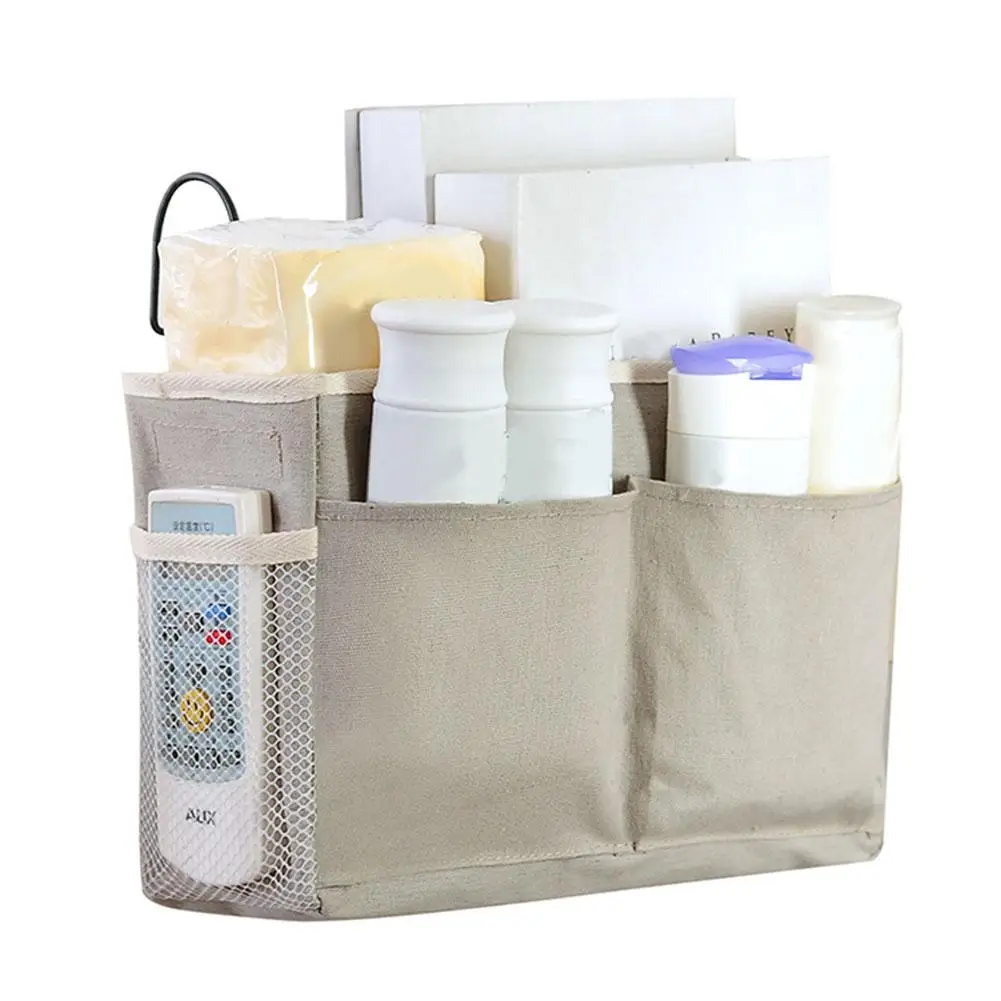 Bed Hanging Organizer Storage Bag Large Capacity Pocket Pouch Cosmetics Storage Bag Dormitory Organizer Bag