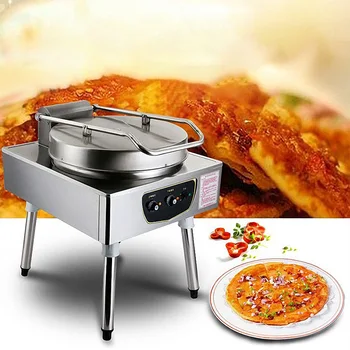 

Vertical Electric Pancake Machine Crepe Maker Commercial Pancake Machine Oven Layer Desktop Floor-standing Dual-use EJB45L-2