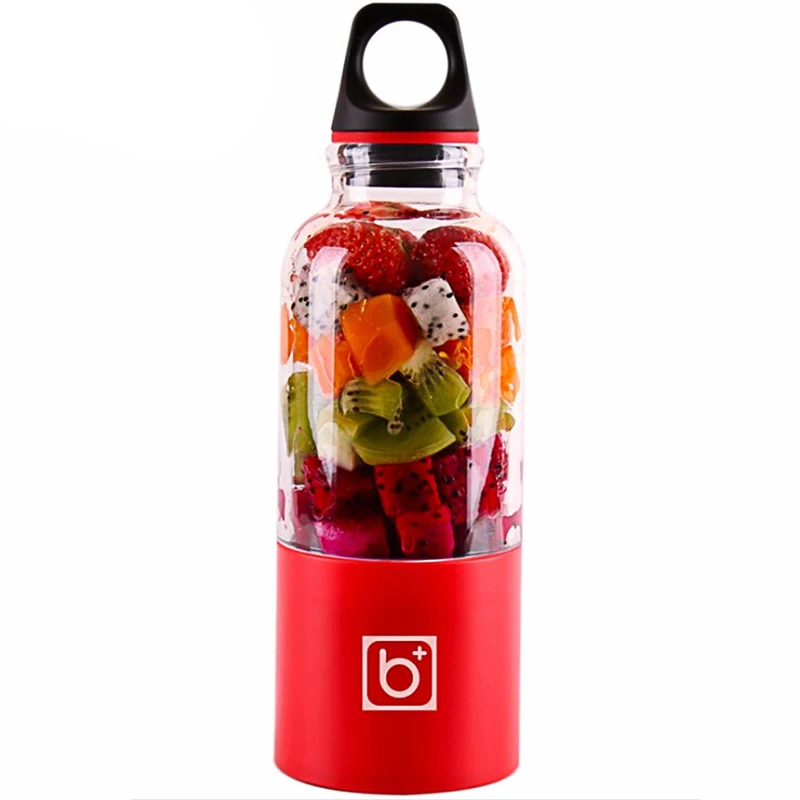 

500ml Electric Juicer Cup Mini Portable USB Rechargeable Juicer Blender Maker Shaker Squeezers Fruit Orange Juice Extractor