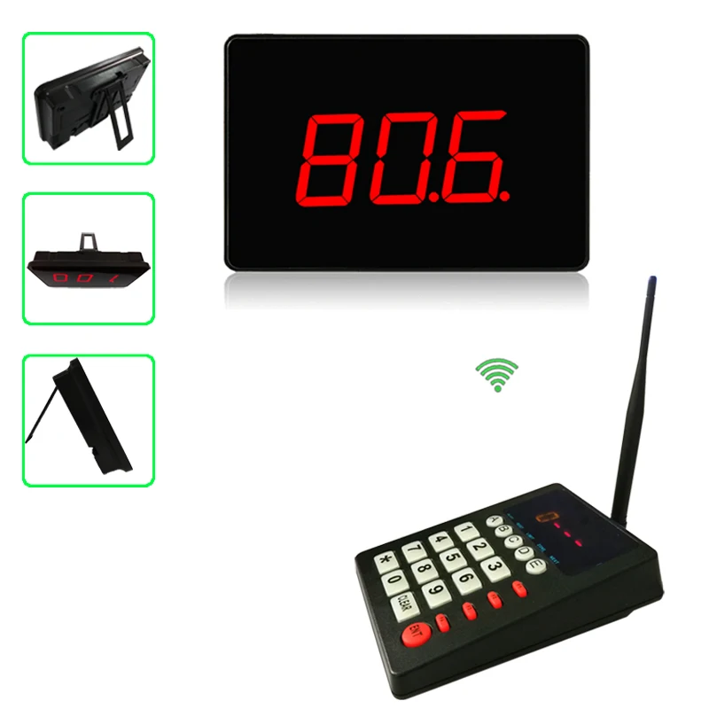 KOQI queue manage system led display customer number waiting high efficiency (1 screen 1 keypad) | Компьютеры и офис