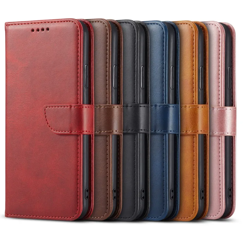 

Suitable For IPhone 12 Pro Max Care Cover Leather Case New Calf Flap Iphone 13 7 8 Plus
