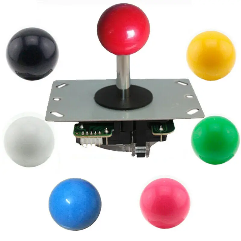 Arcade Game Machine Accessories Diy Parts 5pin Joystick Shaft Ball Top Removable 4 8 Way Stick 60143815 joystick control stick for sany stacker jc6000 xy hmm m s nl n stn a60b engine spare parts