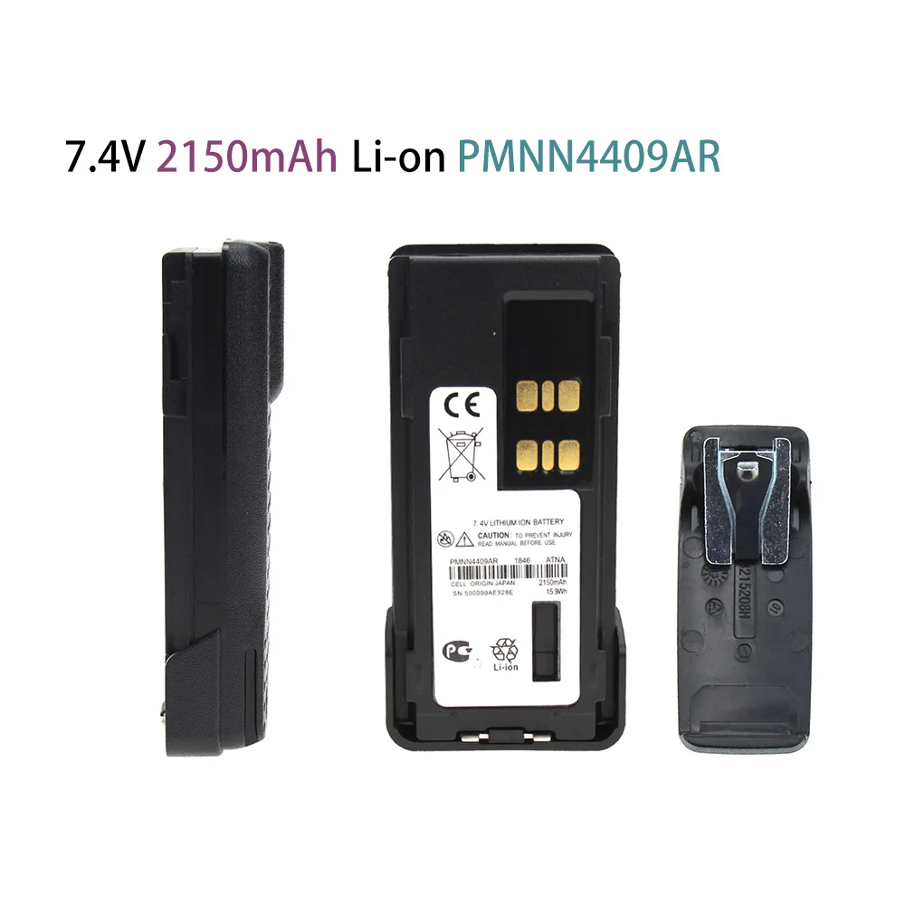 PMNN4409AR 7,4 V 2150 мА/ч, литий-ионным Батарея для Motorola XPR3300 XPR3500 XPR7350 XPR7380 XPR7550 XPR7580 радио