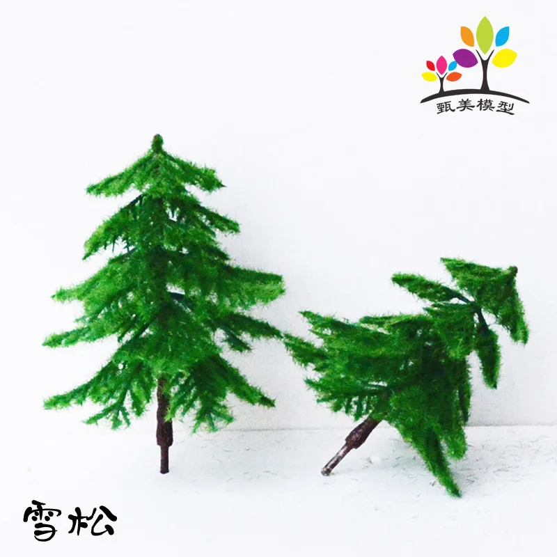  DIY Sand Table Material Architecture for Making Model Cedar Emulation Christmas Tree Model Landscap