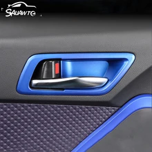 Для Toyota C-HR CHR углеродное волокно внутренняя дверная ручка крышка чаши отделка Catch рамка молдинг гарнир объемный