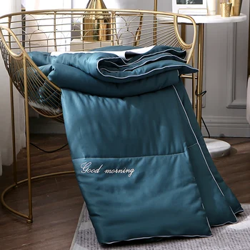 

New Design Pure Color Style Comforter Down Quilt Duvets High Quality Five Star Hotel Winter Comforters 5 Colors Choose CF