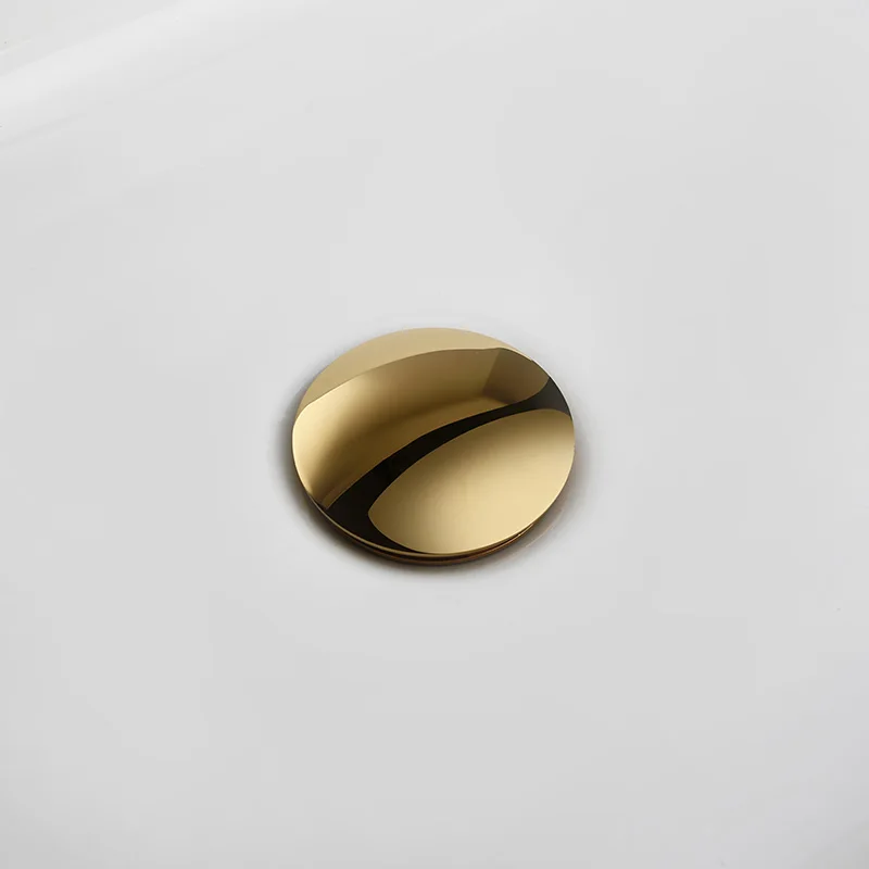 Polished Brass Pop Up Sink Drainer - Image 4