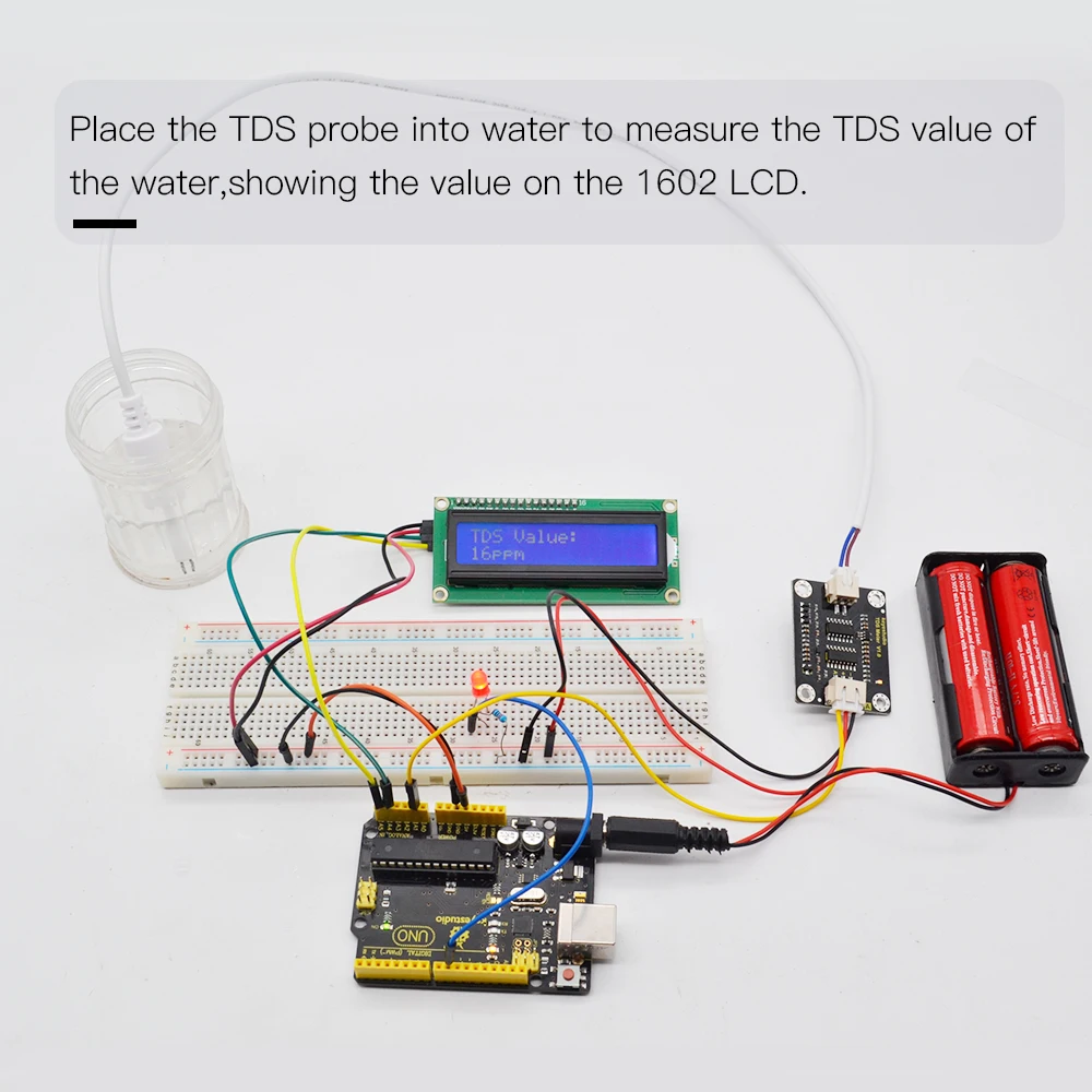 Keyestudio TDS метр V1.0 Модуль платы измерительный фильтр для воды измерение качества воды для arduino unor3