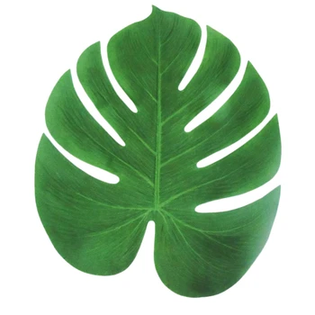 

24PCS Hawaiian Beach Themed Decer Turtle Simulation Party Leaves 35cmx29cm