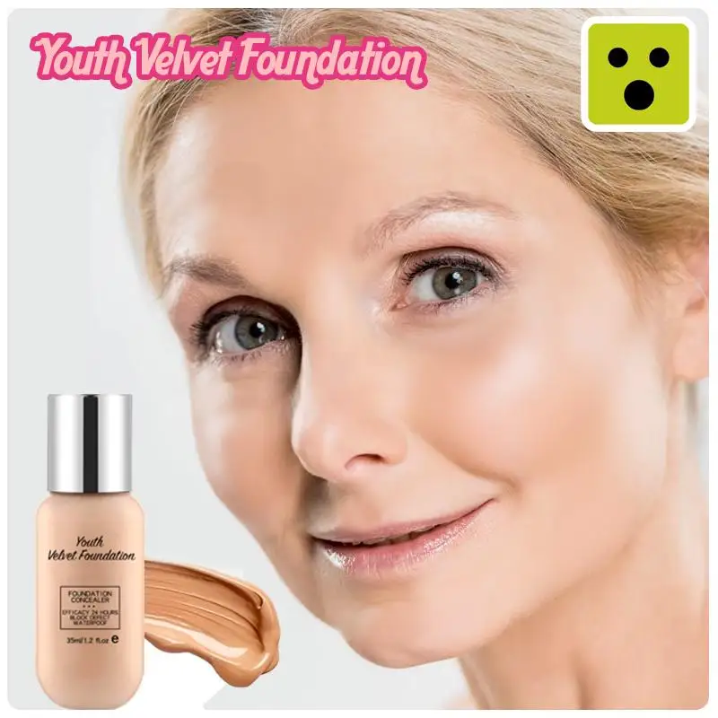 Youth Velvet Foundation Professional Full Cover Concealer Matte Base