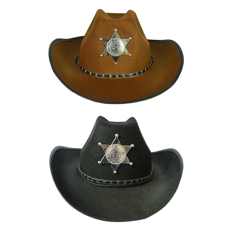 Cowboy Western Wild West Sheriff Hat Fancy Dress Halloween Venice Pentagram | Аксессуары для одежды