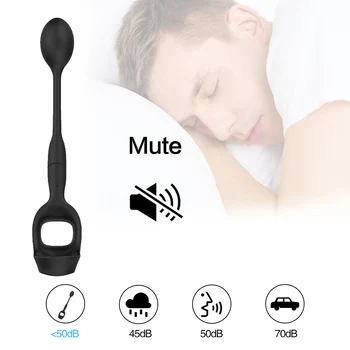 Vibrating Penis Massager Ring Dildo Sex Toys for Men Chastity Testicle Vibrator Wireless Remote Control Male Prostate Massager 4