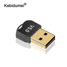 Odbiornik Bluetooth V5.0 Dongles Mini USB wtyczka Bluetooth adaptery nadajnika podwójny tryb Adapter dla Win Xp Win7 8 Laptop PC