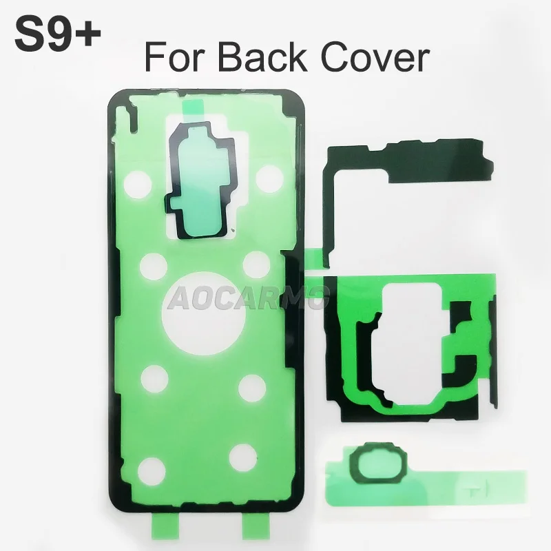 5 компл./лот для samsung Galaxy S9+ G9650 S9Plus ЖК-Дисплей задняя крышка батарейного отсека объектив камеры водонепроницаемый стикер клей