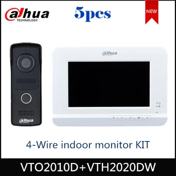 

Dahua 4-Wire Video Intercom & Voice intercom KIT 7 inch TFT display 2MP CMOS Camera Night Vision Voice indicator Video Doorbell