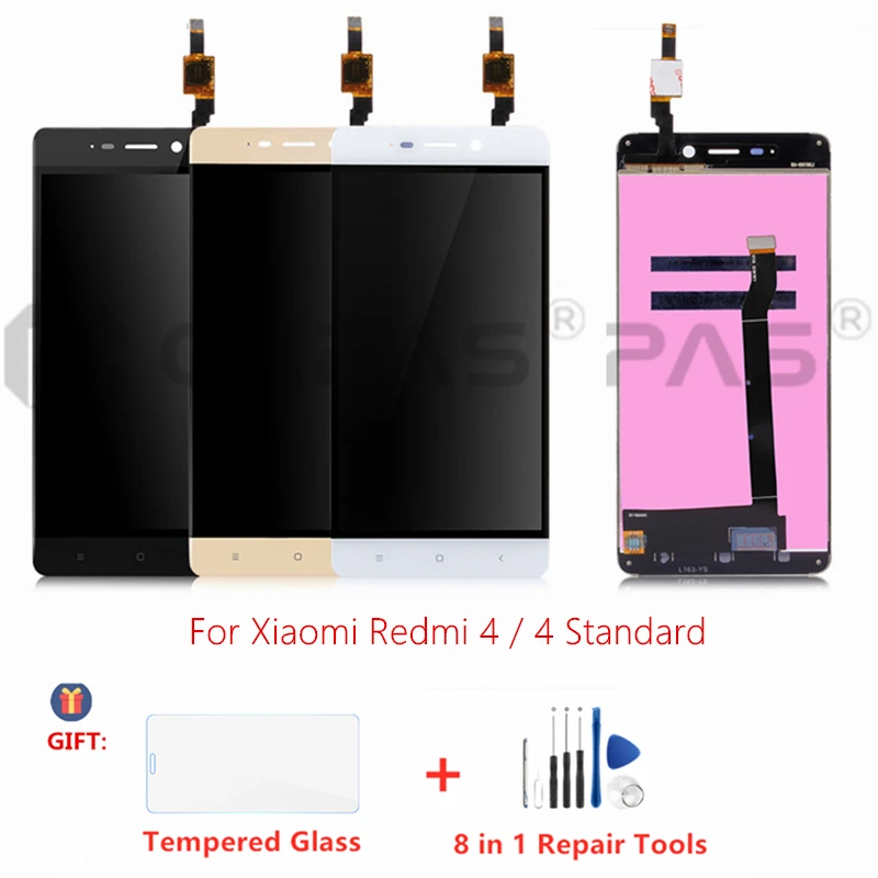 Для Xiaomi Redmi 4 Стандартный ЖК-экран Сенсорная панель ЖК-дисплей дигитайзер дисплей