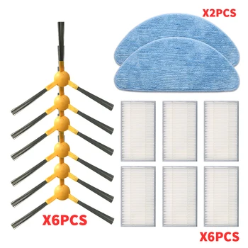

Mop cloths HEPA filter Side Brush for Proscenic 800T vacuum Cleaner parts Mop Pad Cleaning Brush Accessories