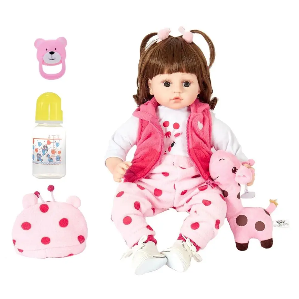 6 Bebe Reborn Corpo De Silicone Inteiro кукла 48 см мягкий силикон Boneca Reborn baby Dolls Рождество Surprice Подарки кукла - Цвет: 6