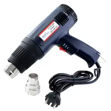 220V 1500W EU Industrial Electric Hot Air Gun Thermoregulator Heat Guns Shrink Wrapping Thermal Power Tool