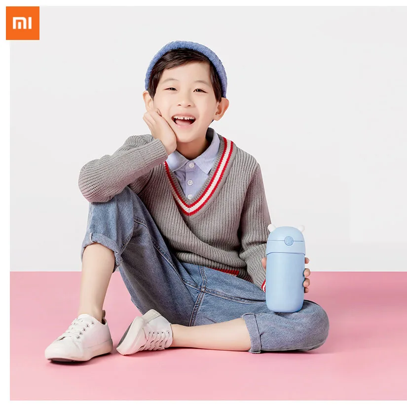 Оригинальная чашка xiaomi mi rabbit, Детская кружка, милая форма, 6 часов, изоляция, холодное питание, контакт, класс материала, нержавеющая сталь 316L