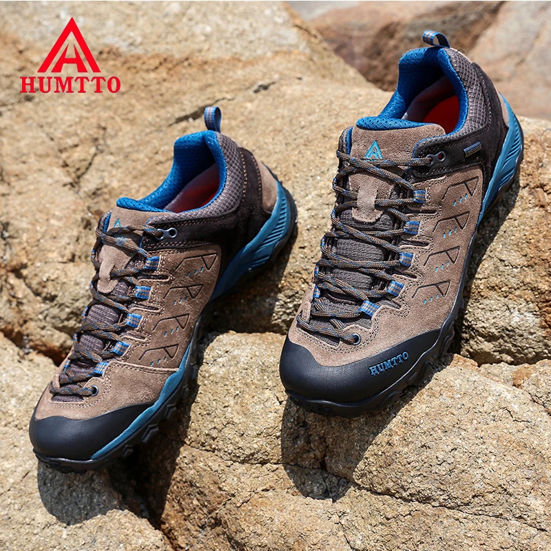 Humtto Scarpe Da Trekking Impermeabili Da Uomo Scarpe Da Trekking Da Alpinismo In Vera Pelle Scarpe Da Ginnastica Sportive Traspiranti Da Donna