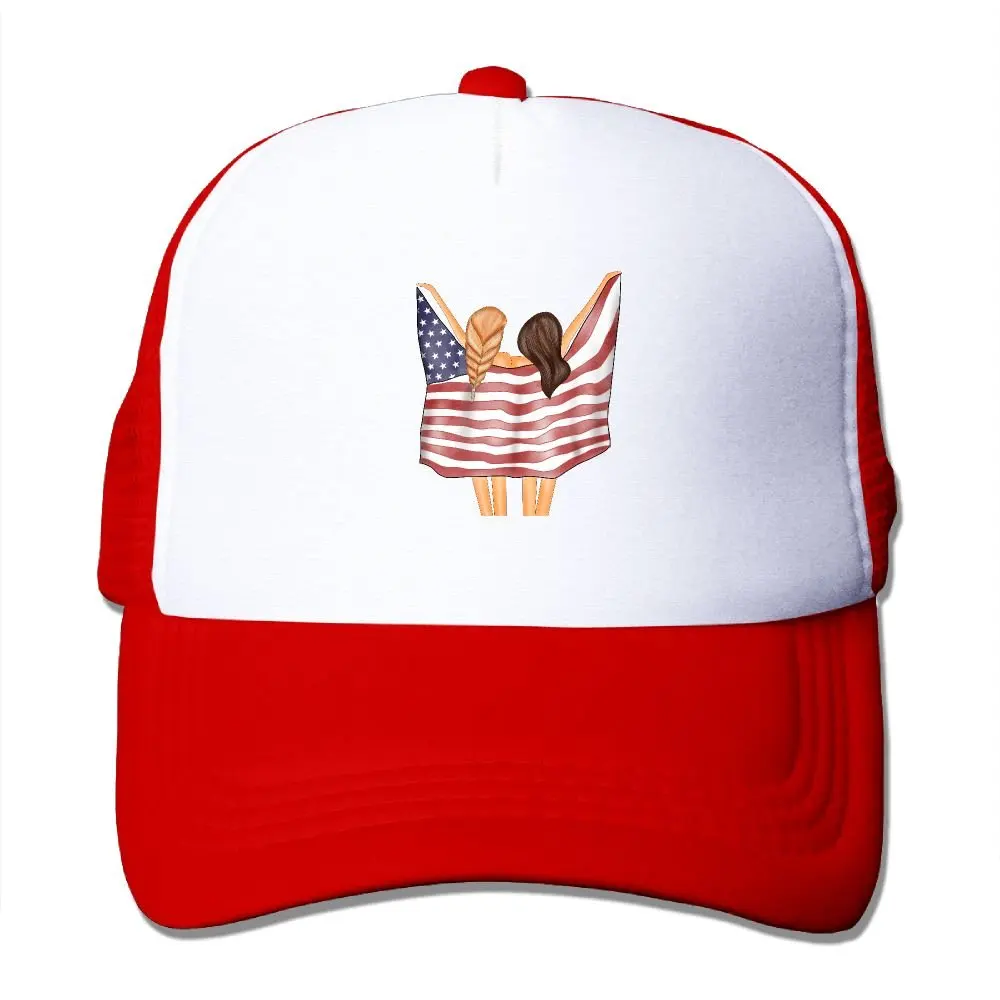 Взрослых унисекс очарование 4 июля Дальнобойщик бейсбольная бейсболка с сеточкой и регулируемым ремешком шляпа