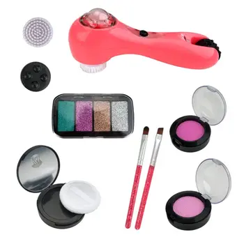 

Makeup Toy For Girls Cute Kids Simulation Makeup Cosmetic Electric Massager Kit Pretend Role Play Toy K1MA