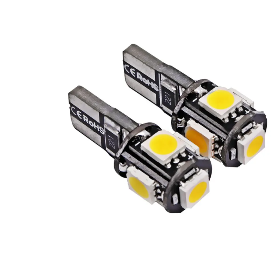 Lampadina T10 Con Base In Vetro Per Illuminazione Auto - W2,1x9,5d 6V 3W