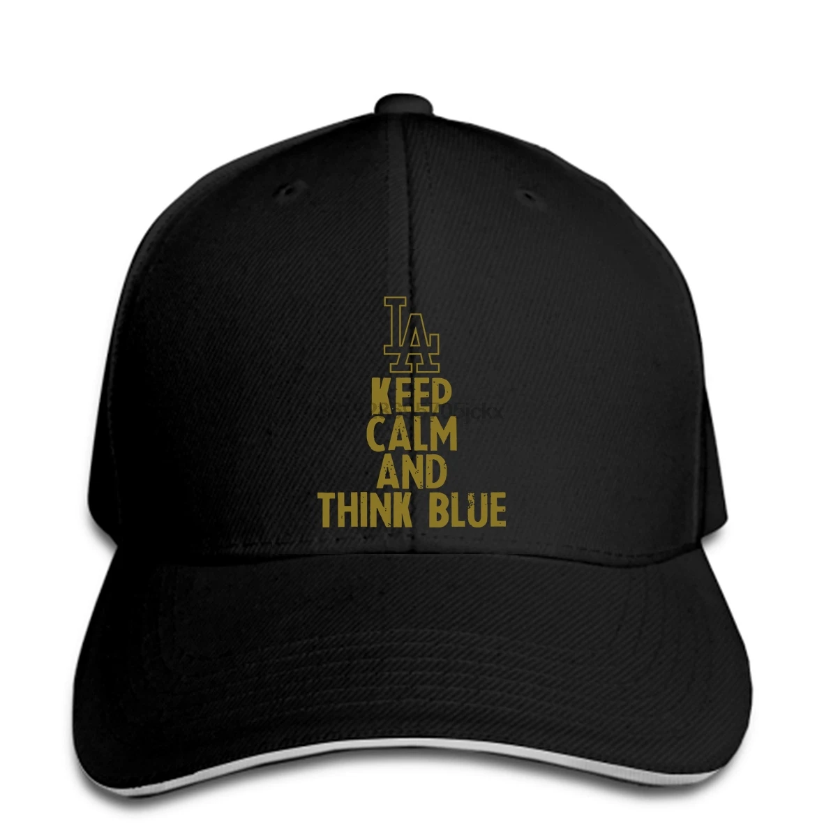 Стеганое одеяло Keep Calm And Think Blue LA Dodgers Для Guy Asphalt snapback