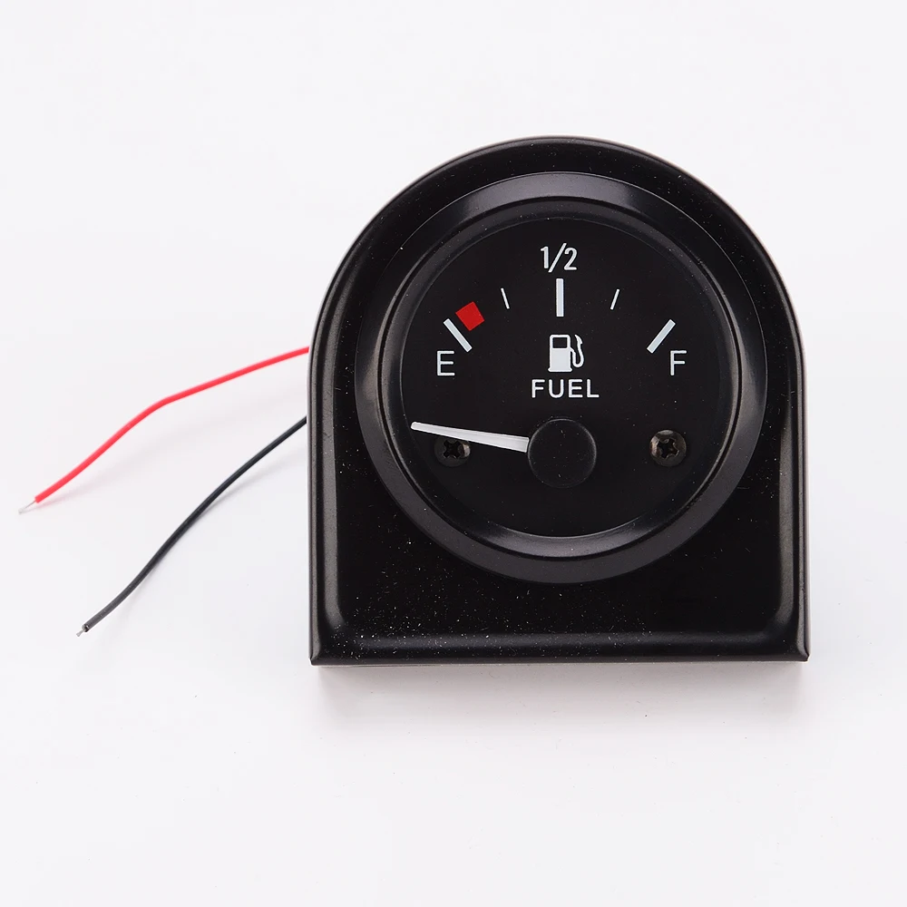 2'' (52mm) Fuel level Gauge Car Auto Fuel Gauge Black Fuel Level Gauge Meter