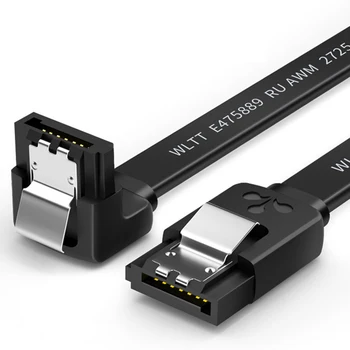 

SATA Cable 3.0 to Hard Disk SSD adapter HDD cable Straight 90 Degree Sata 2.0 Cable for Asus MSI Gigabyte Motherboard Cable Sata