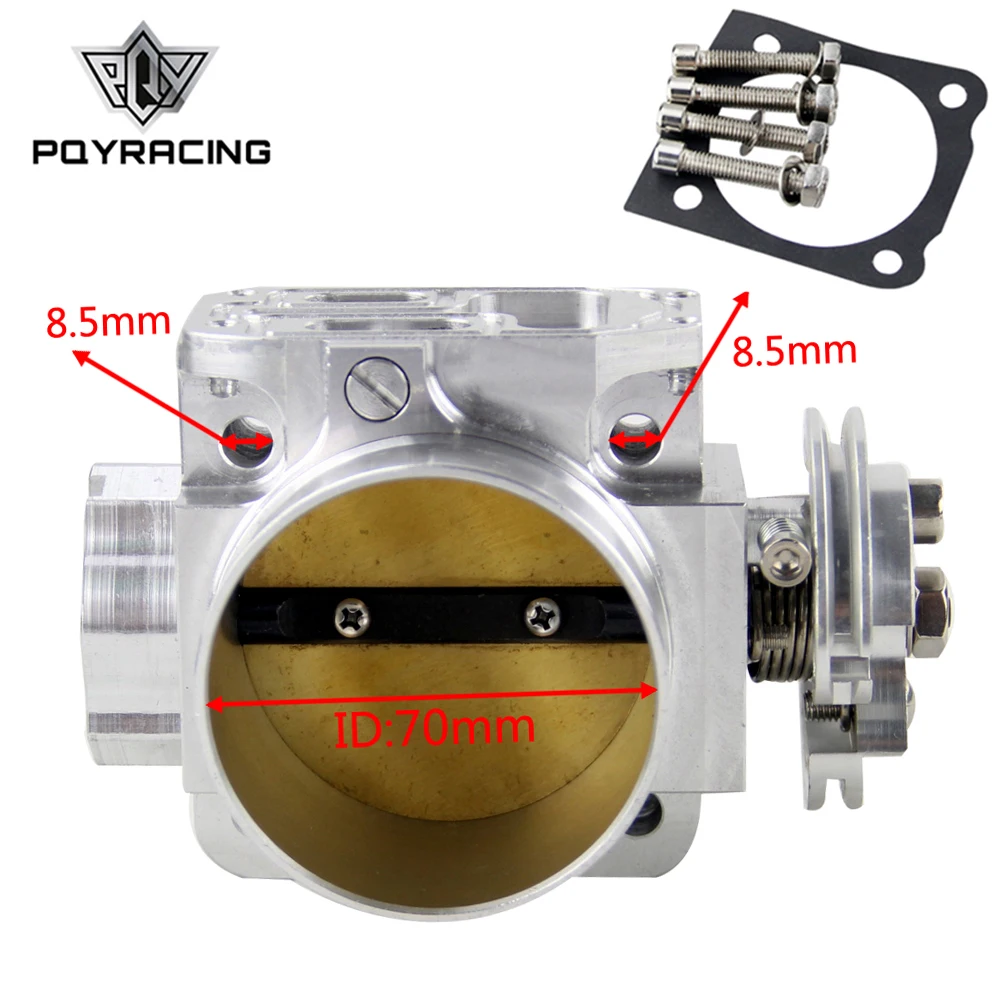  Aluminum Intake Manifold 70mm Throttle Body Performance Billet For Mitsubishi Lancer Evo 4 5 6 4g63 PQY6941